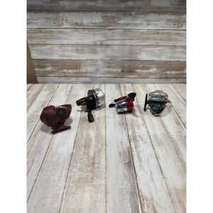 Vintage Fishing Reel Lot Revelation V1550 Silstar EC3060 Johnson Scorpion READ